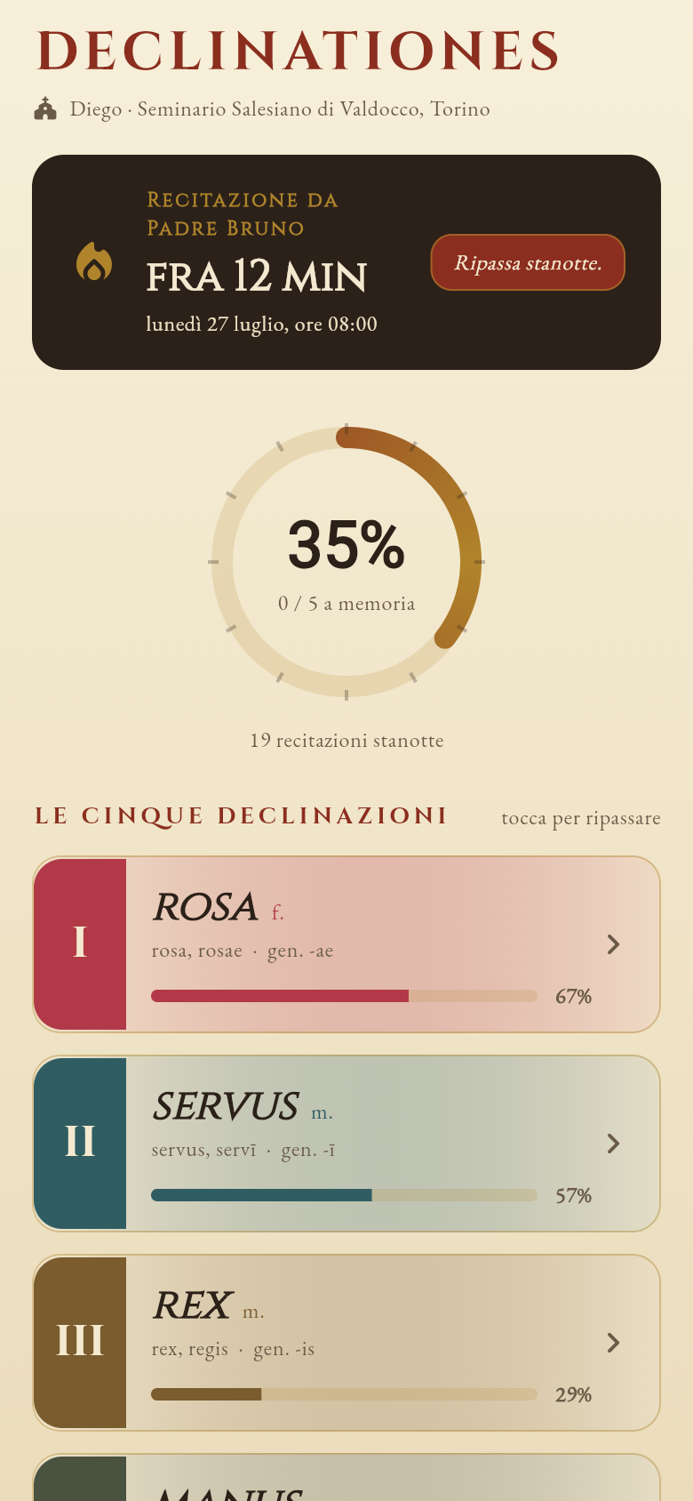 Diego Latin — declension-detail