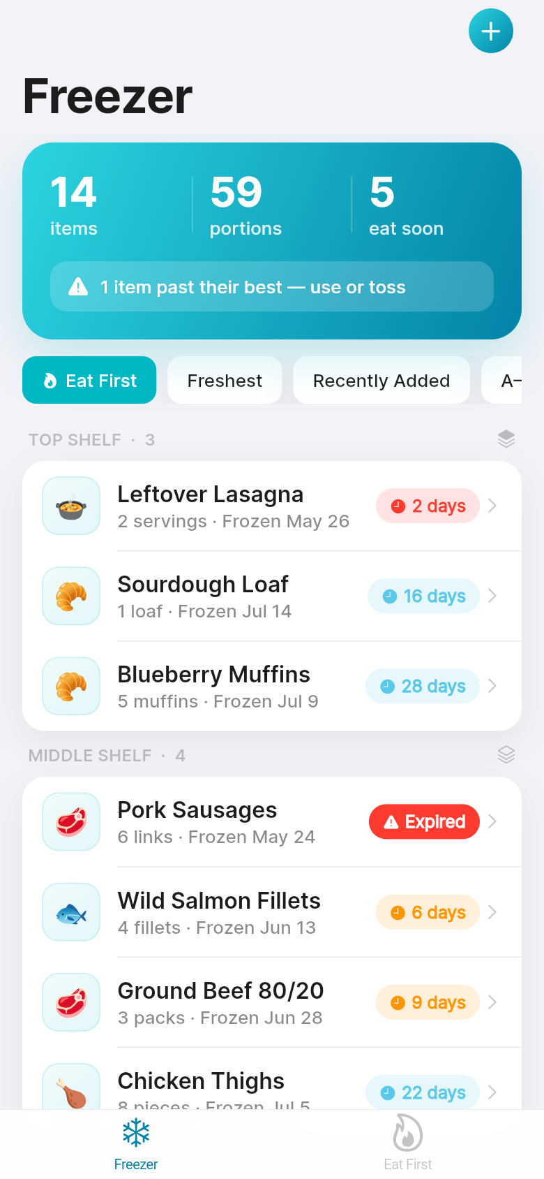 Freezer Keeper — home