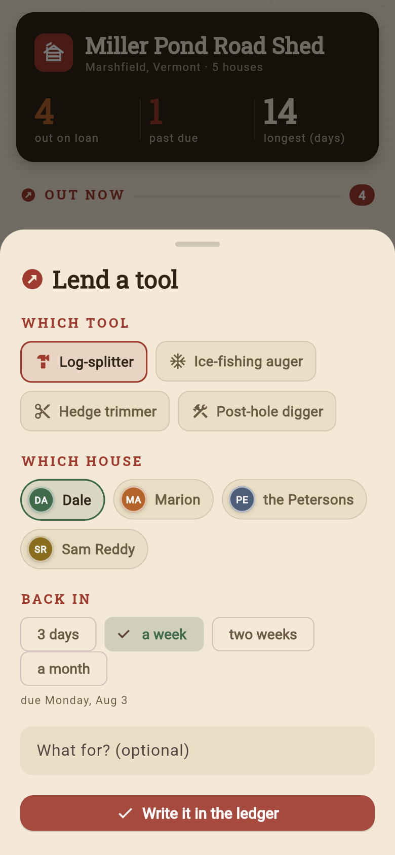 Shed Loans — lend-sheet